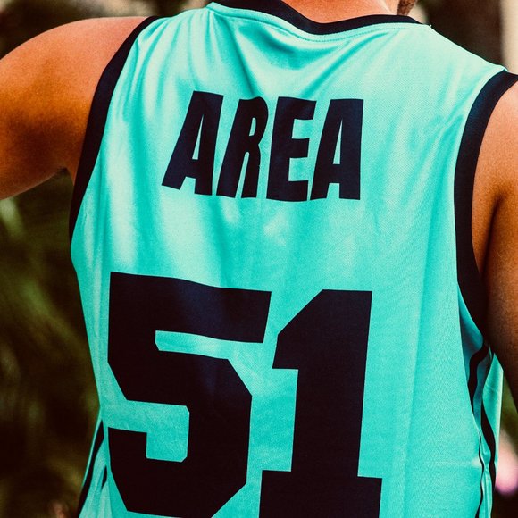 RETRO Area 51 Basketball Jersey - Picture 2 of 5